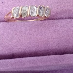 Chic Gold Band with Silver Details